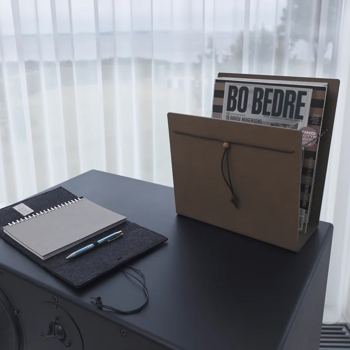 Tijdschriftenhouder M van Lind DNA in Nupo bruin