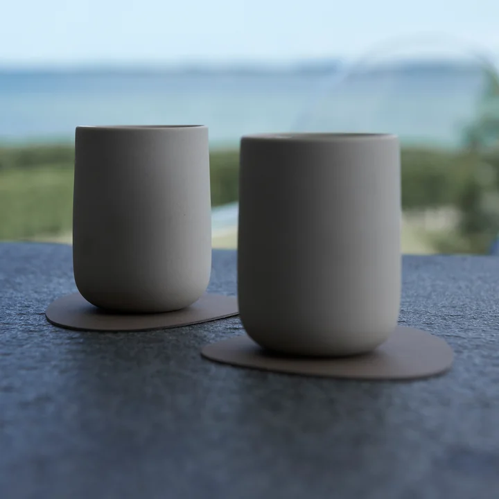 Glasuntersetzer Curve van Lind DNA