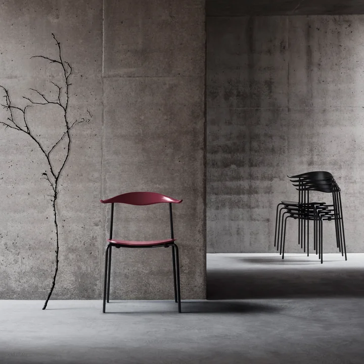 Rugleuning van stoomgebogen hout