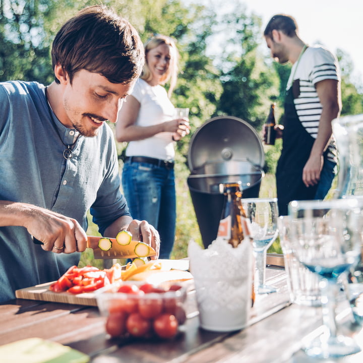 Instelbaar barbecueën met houtskool 