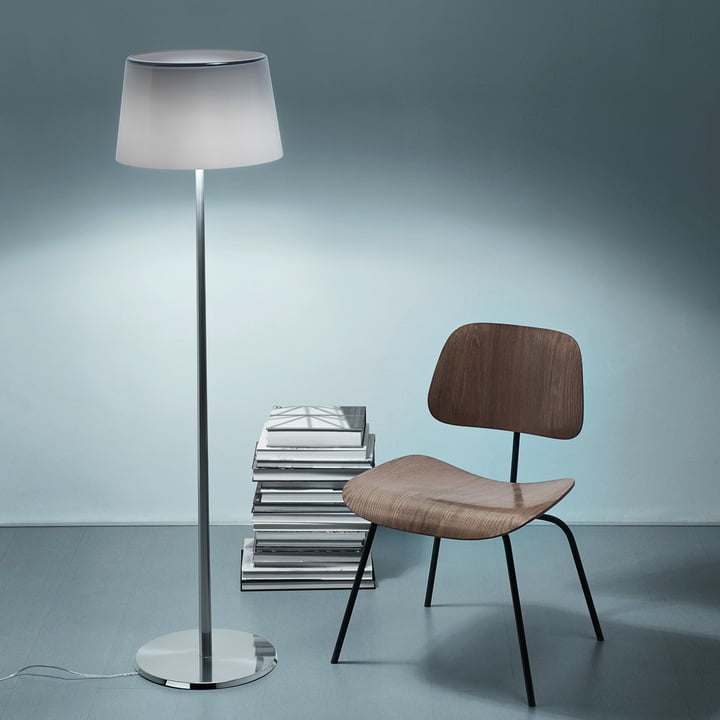 Foscarini - Lumiere XXL Leeslamp, aluminium / wit