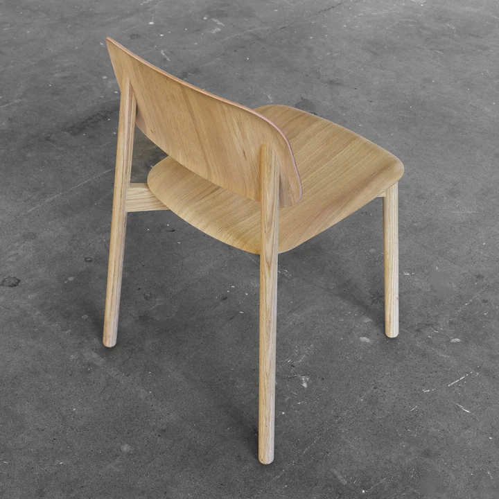 The HAY - Soft Edge Stoel in mat gelakt eikenhout