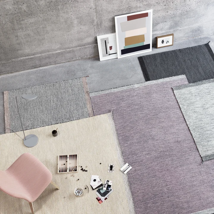 Het Ply Rug tapijt van Muuto