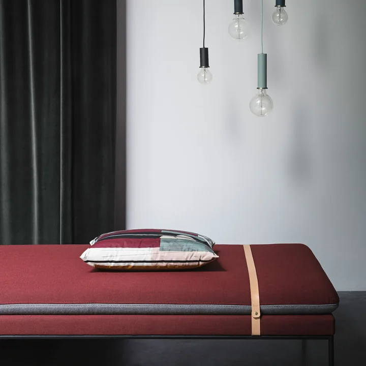 The Ferm Living - Turn Daybed wool in donkergrijs