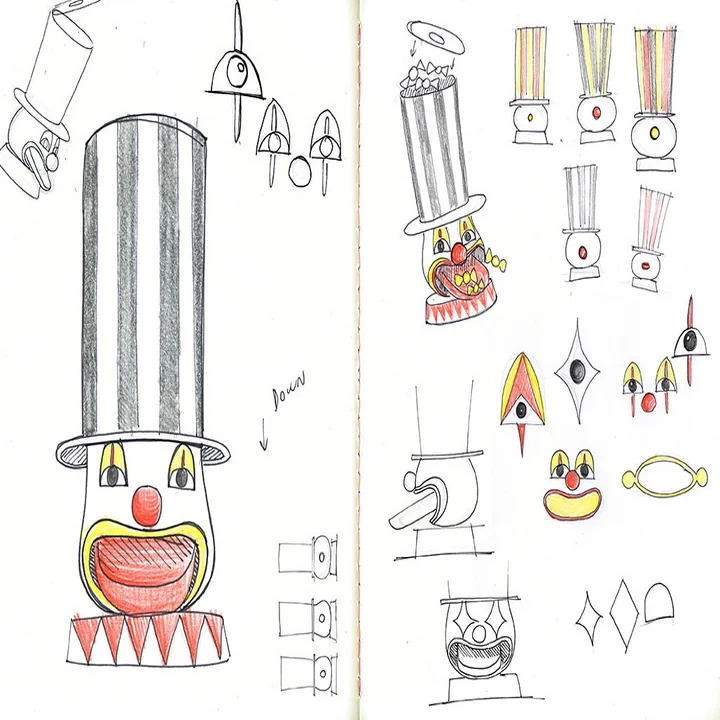 Schetsboek van Marcel Wanders