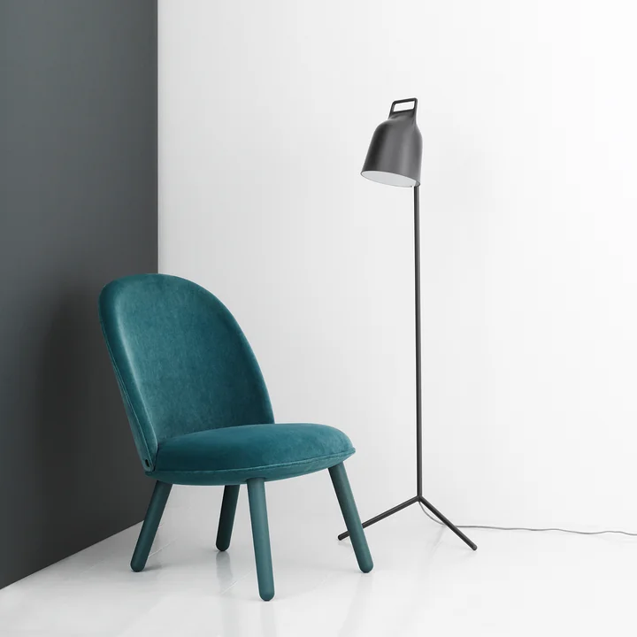 Stage Vloerlamp met Ace Lounge Chair Velour