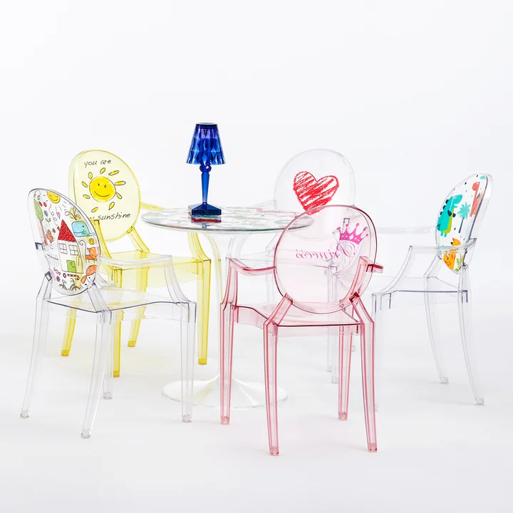 Lou Lou Ghost Special Edition en Tip Top kindertafel van Kartell