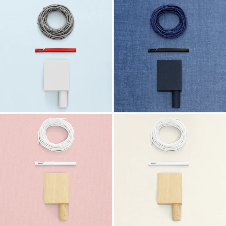 Verschillende kleurencombinaties van het kant-en-klare gordijn gordijn