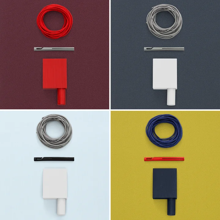 Verschillende kleurencombinaties van het kant-en-klare gordijn gordijn