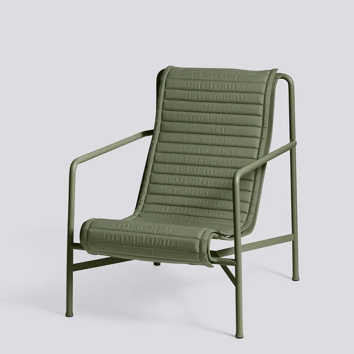 Palissade Gewatteerd kussen voor hoge loungestoel by HAY