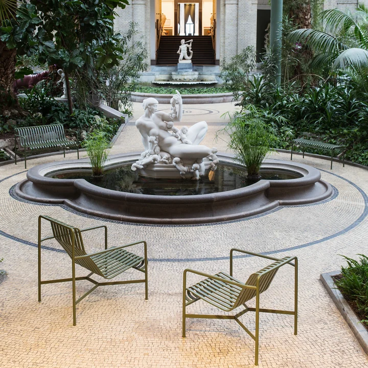 Palissade Loungestoel, Eetkamerbank en Bank van HAY