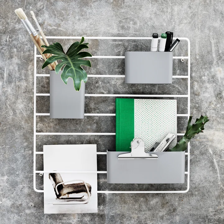 Organizer Dozen (set van 3) van String op het muurrooster