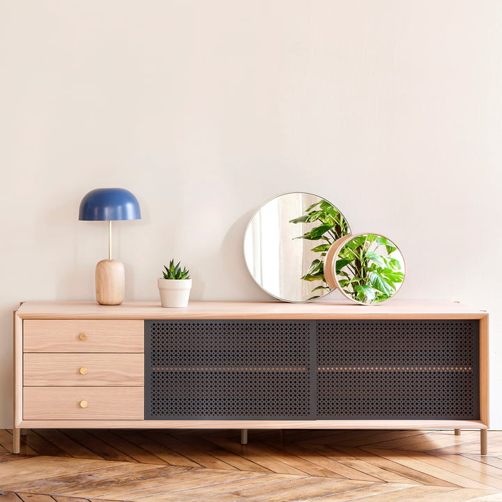 Gabin Sideboard met laden 162 cm van Hartô in eik / antracietgrijs (RAL 7016)