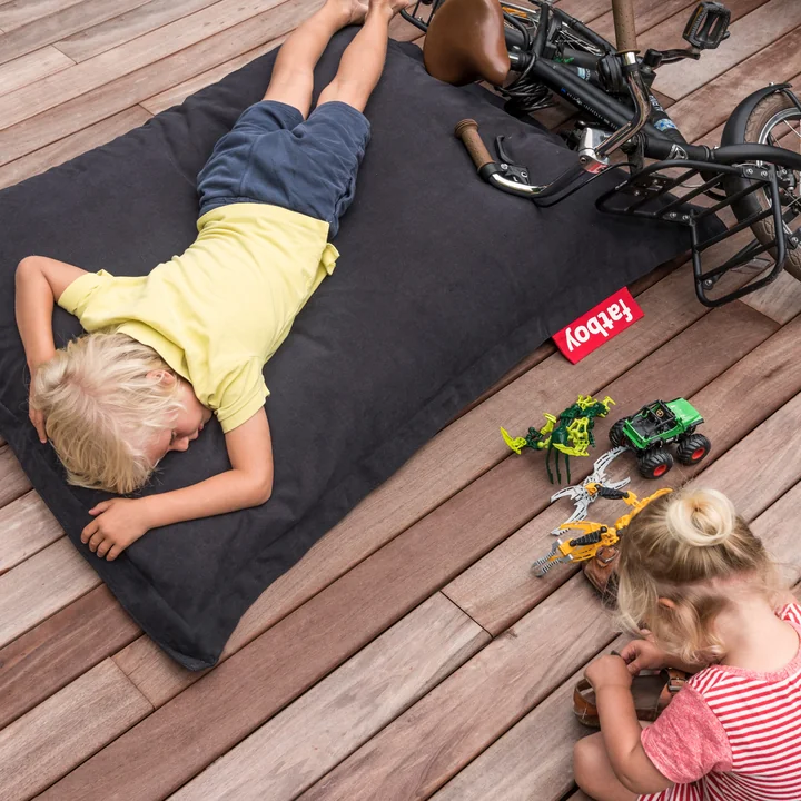 Junior zitzak Stonewashed in Black by Fatboy