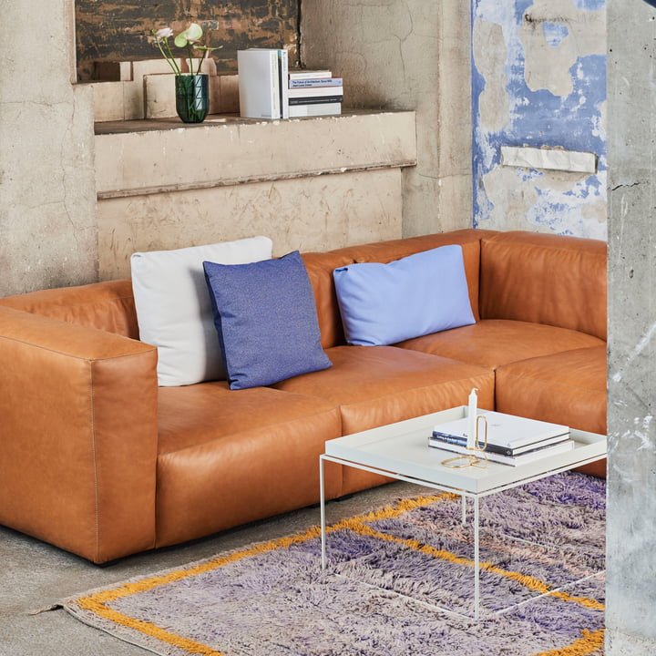 Hooi - Mags Zachte Sofa in Leer 0250 Cognac