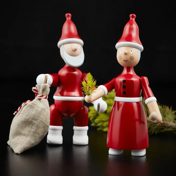 Kerstman en mevrouw Claus van Kay Bojesen