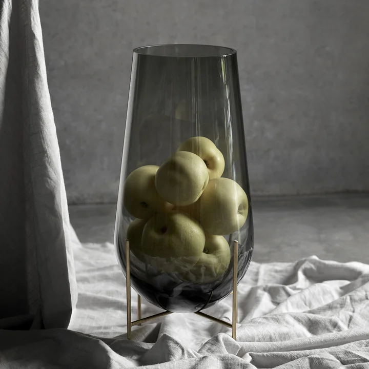 Échasse Vaas van Audo in Rook / Messing