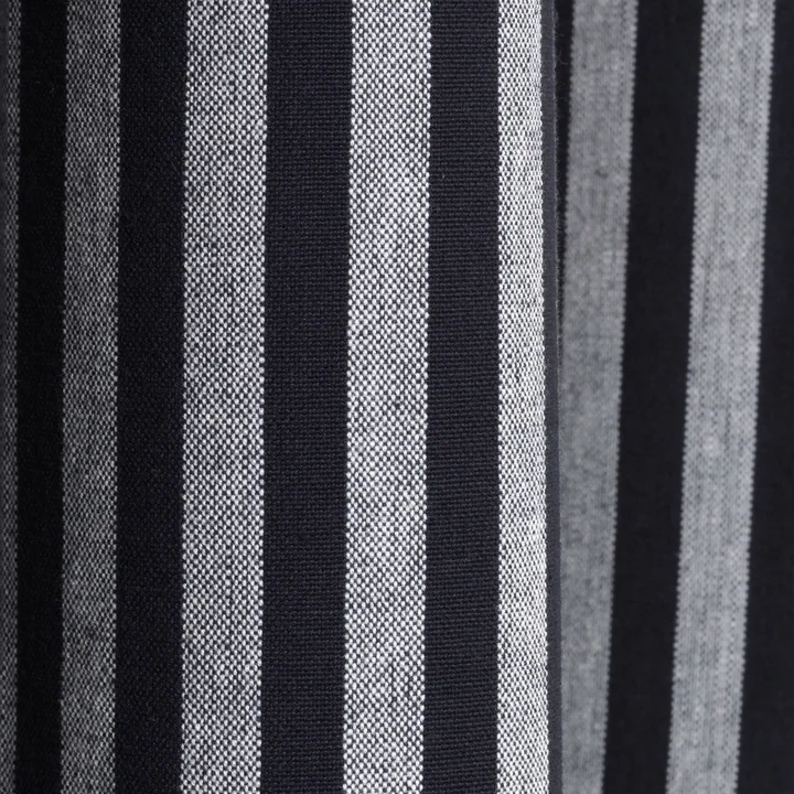 Chambray Douchegordijn van Ferm Living in zwart/wit gestreept