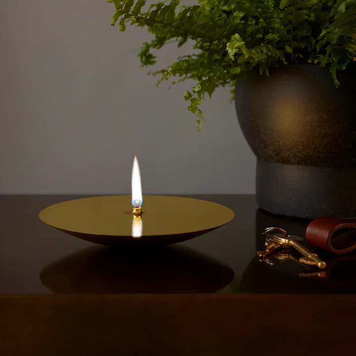 Olielamp Holoceen nr. 1 van Wästberg