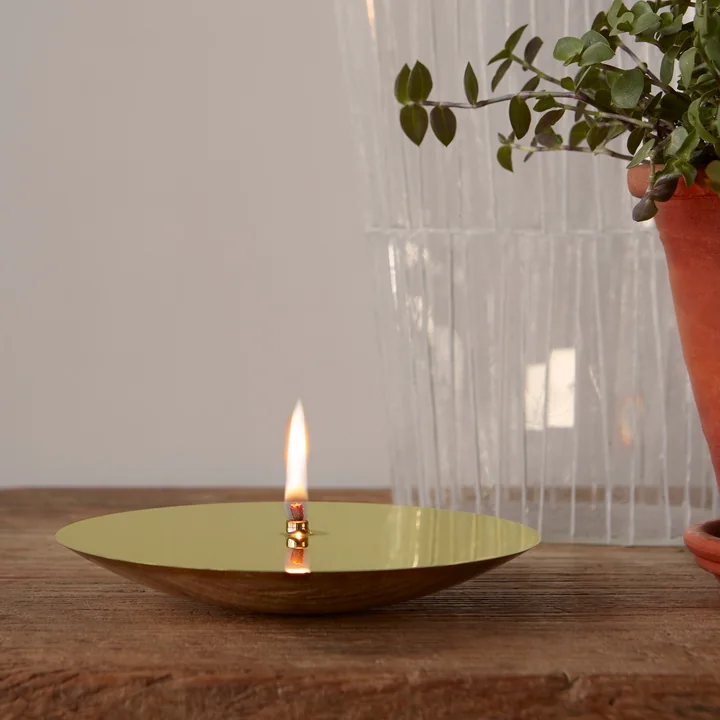 Olielamp Holoceen nr. 1 van Wästberg