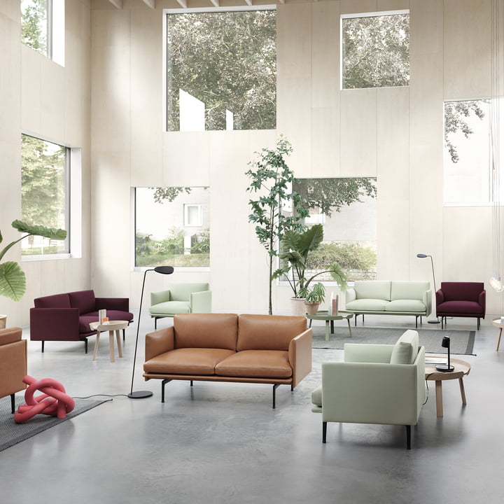 Outline Studio Fauteuil en bank van Muuto