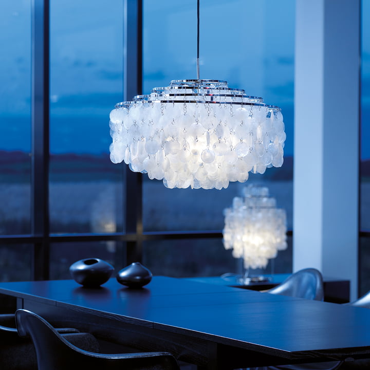 De Verpan - Fun 10DM hanglamp boven de eettafel