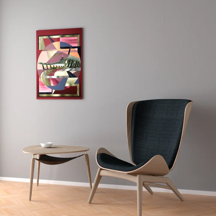Hang Out Salontafel en Reader fauteuil van Umage