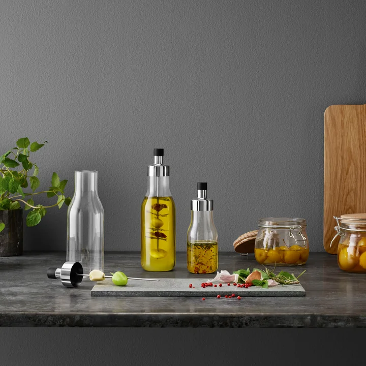 MyFlavour Oil Carafe en Dressing Shaker van Eva Solo