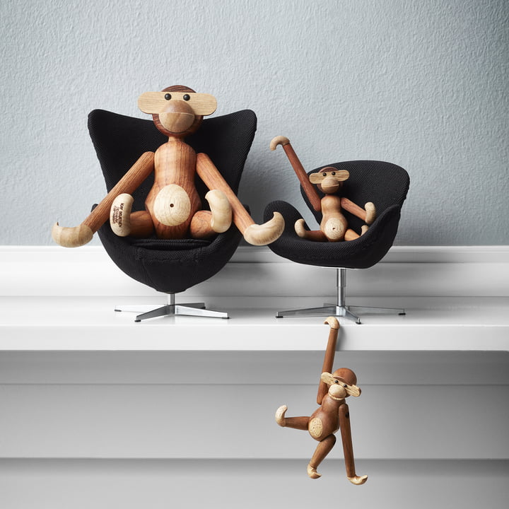 De Fritz Hansen - Miniatuur Ei-stoel en Zwaanstoel 