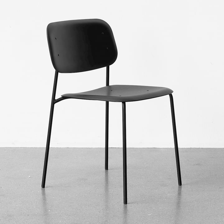 Hooi - Soft Edge Chair P10 Stoel, zwart / zwart