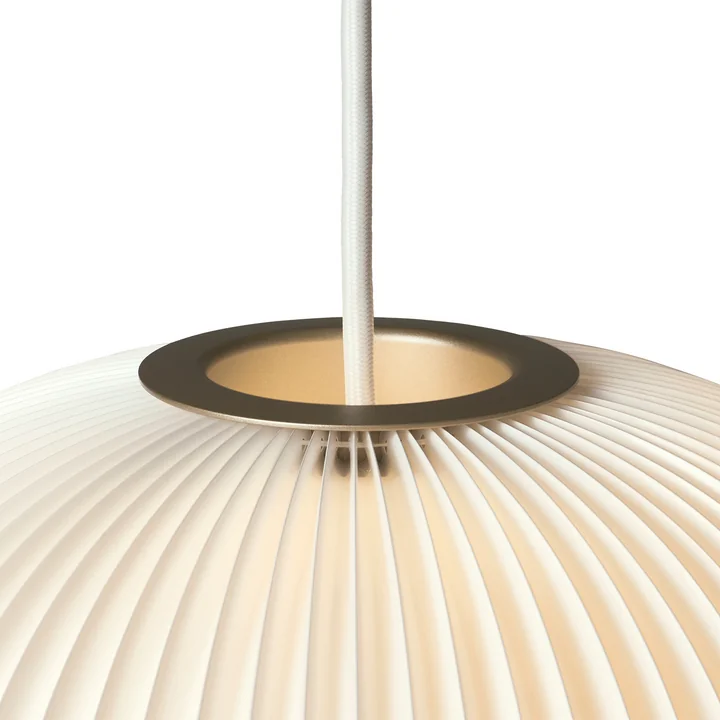 Le Klint - Lamellen hanglamp, goud / wit