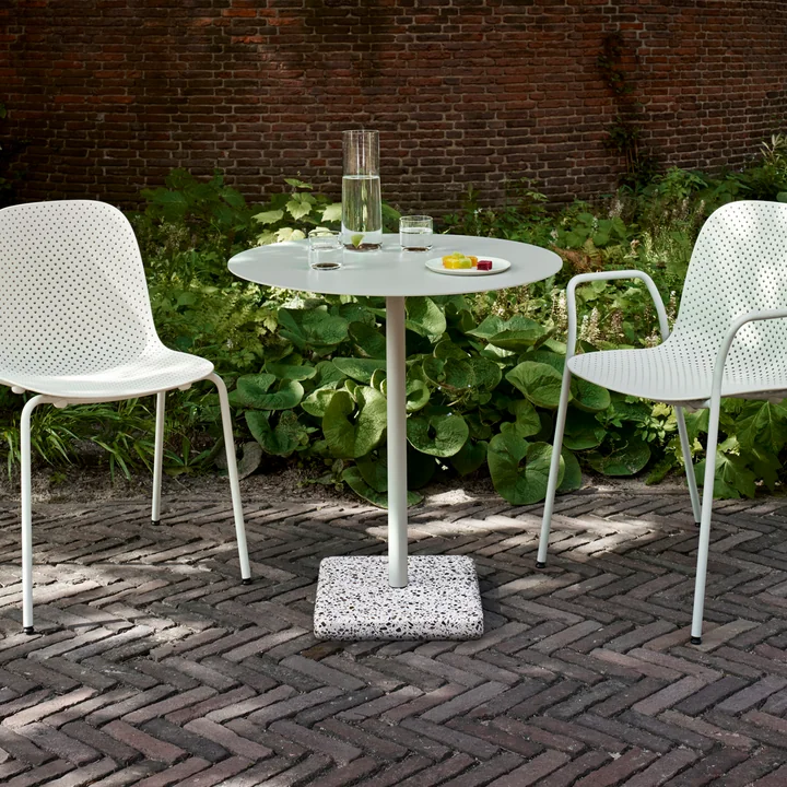 HAY Bistrotafel met stoelen
