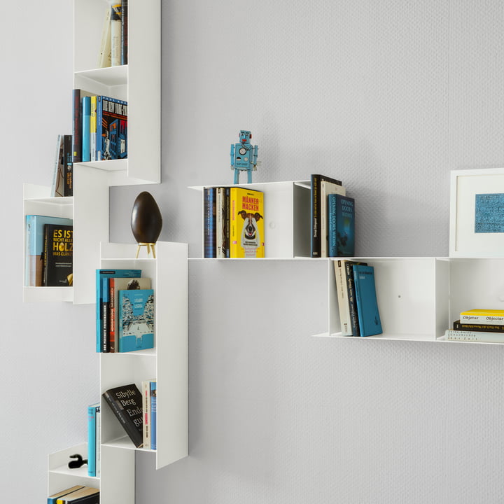 vonbox - Blurry Wall Shelf, wit (RAL 9016)