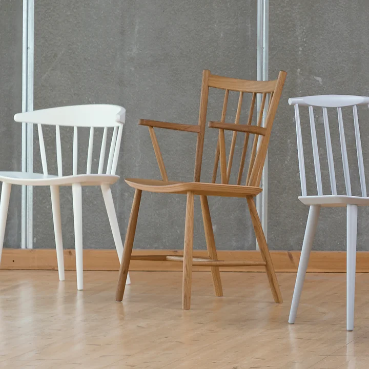 J42 Fauteuil van HAY in geoliede eik