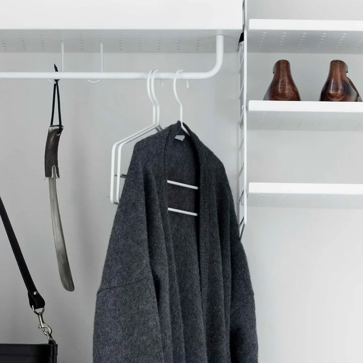 String - Kleerhanger, wit