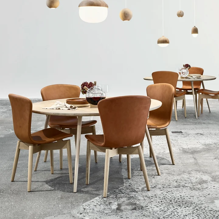 Materiaal - Accent Eettafel, Ø 140 x H 73 cm, eik