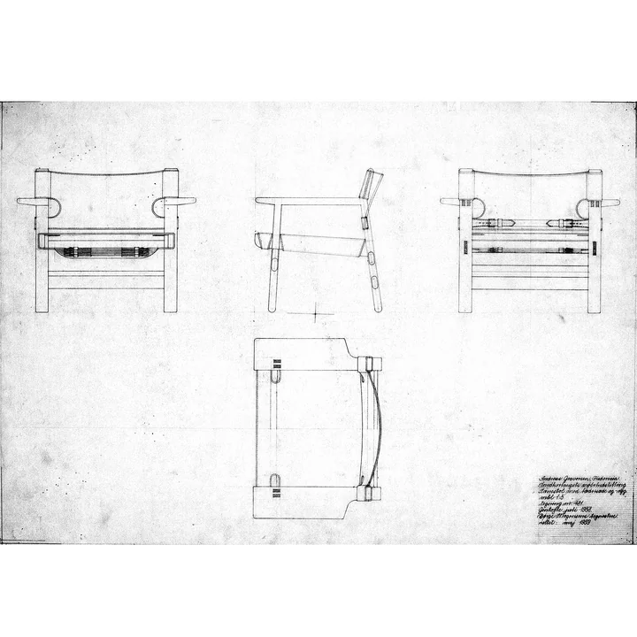 Spaanse stoel door Fredericia