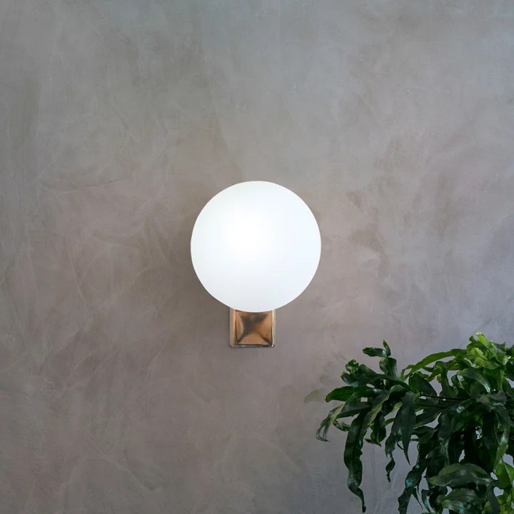 Journey SHY2 Wandlamp van & Tradition - gespiegeld / opaal glas - aan de muur