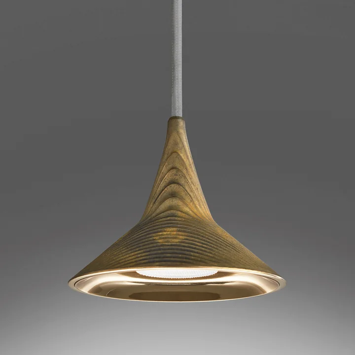 Unterlinden LED hanglamp van Artemide in messing