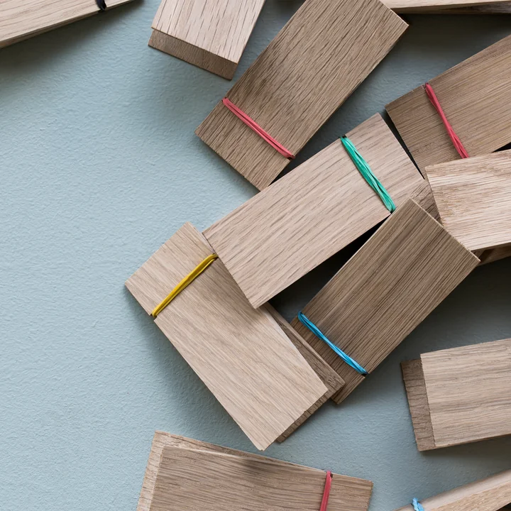 Pinch Decoratieve clip van Moebe in eik