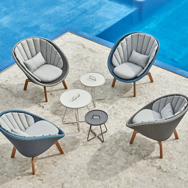 Peacock Lounge fauteuil (5458) van Cane-line