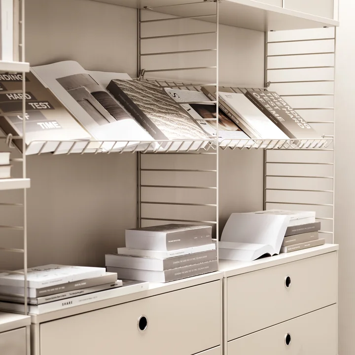 String Opbergsysteem uit in beige