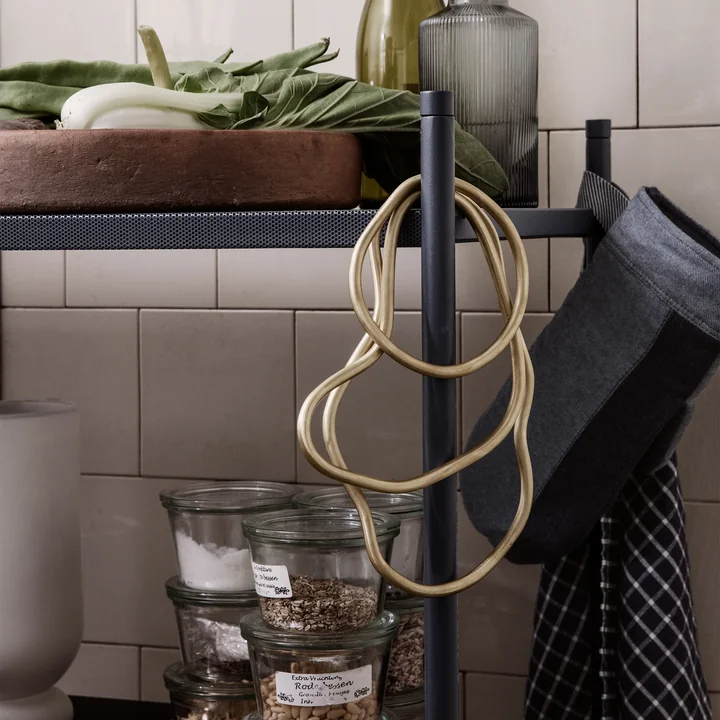 Vijveronderzetter in messing (set van 3) uit Ferm Living in the kitchen