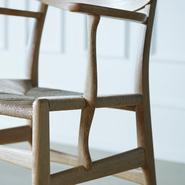 CH26 Fauteuil van Carl Hansen in eiken geolied / naturel