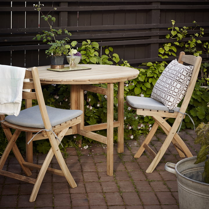 Selandia Tafel Ø 94 cm van Skagerak in teakhout