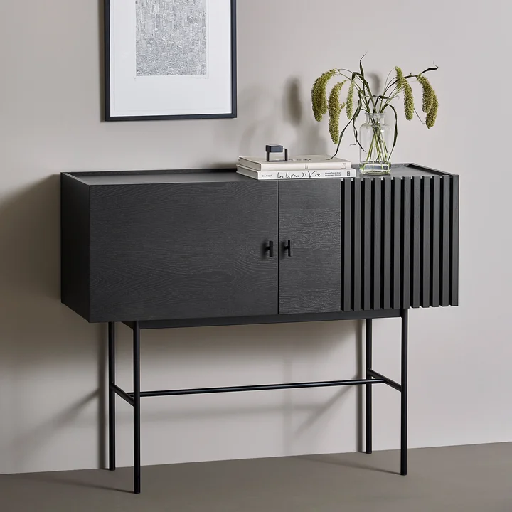 Array Sideboard 120 cm van Woud in zwart