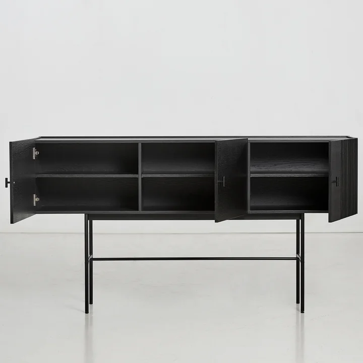 Array Sideboard 180 cm van Woud in zwart