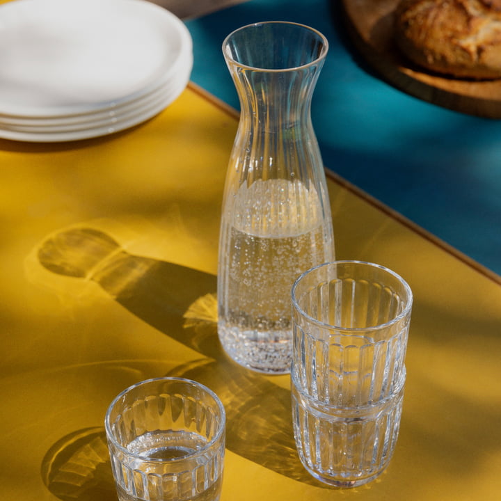 Raami Karaf met Raami drinkglazen van Iittala