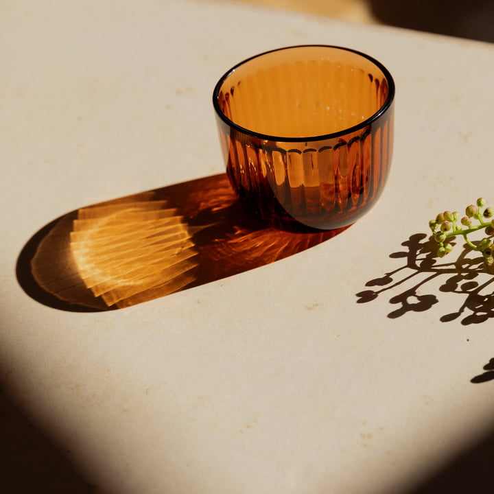 Raami theelichthouder van Iittala in seville oranje