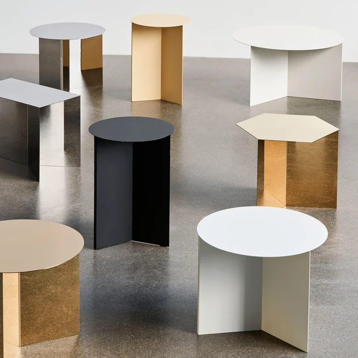 Spleettafel van HAY in diverse kleuren en vormen